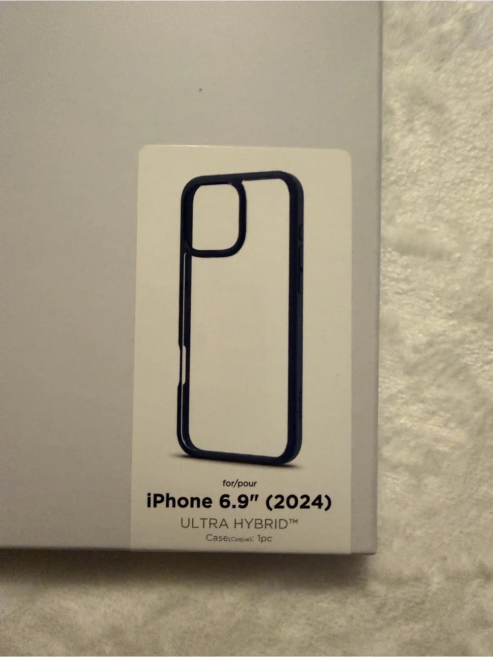 Spigen Clear Black Bumper Case for iPhone 16 Pro Max 6.9